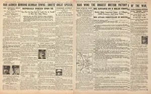 Menin: Daily Sketch British Forces Advance on the Western Front