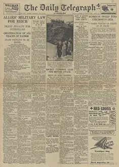 Typhoons: The Daily Telegraph - Allied plan for post war Germany