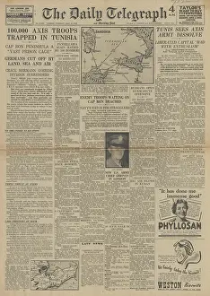 Devers: The Daily Telegraph - Axis forces surrender in North Africa