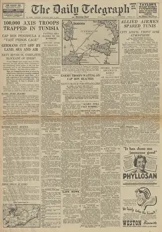 Devers: The Daily Telegraph - Axis forces surrender in North Africa