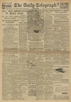 Tipton: The Daily Telegraph - Axis resistance in Sicily ends