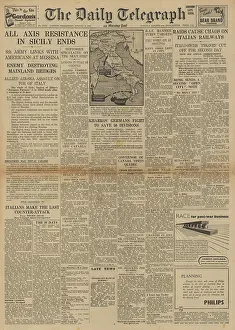 Tipton: The Daily Telegraph - Axis resistance in Sicily ends