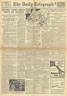 Caruso: The Daily Telegraph - Demobilisation plans announced