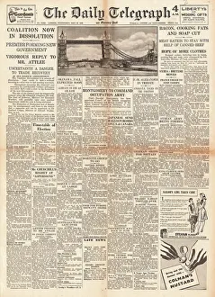 Giulia: The Daily Telegraph - Dissolution of British Government