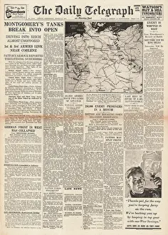 Speyer: The Daily Telegraph - German defences collapse in the West