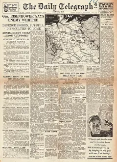 Speyer: The Daily Telegraph - German defences collapse in the West