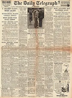 Sectors: The Daily Telegraph - Montgomery explains No Fraternising