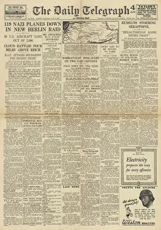 Inkerman: The Daily Telegraph front page Air war over Berlin