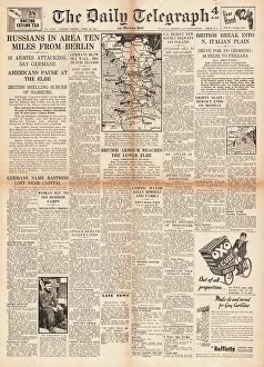 Ferrara: The Daily Telegraph front page Battle for Berlin