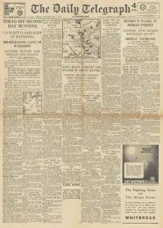 Gertrude: The Daily Telegraph front page Battle for Berlin