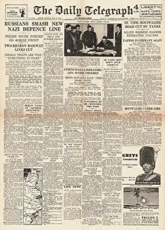 Peiper: The Daily Telegraph front page Battle of the Bulge