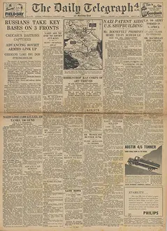 Nalchik: The Daily Telegraph front page Battle for the Caucasus