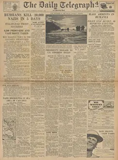 Nalchik: The Daily Telegraph front page Battle for the Caucasus