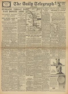 Krupps: The Daily Telegraph front page Battle for Kharkov