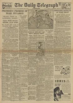Desna: The Daily Telegraph front page Battle for Naples
