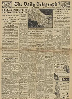 Savoia: The Daily Telegraph front page Battle for Naples