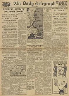 Sasso: The Daily Telegraph front page Battle for Naples