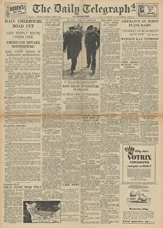 Typhoons: The Daily Telegraph front page Battle for Normandy