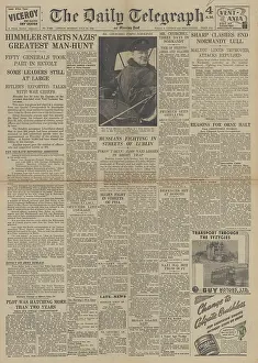 Stauffenberg: The Daily Telegraph front page Battle for Normandy