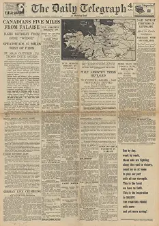 Orne: The Daily Telegraph front page Battle for Normandy