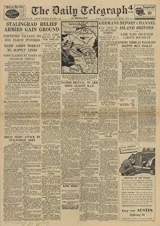 Reprisals: The Daily Telegraph front page Battle of Stalingrad