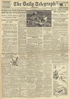 Platt: The Daily Telegraph front page Battle of Stalingrad