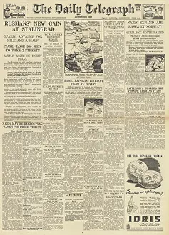 Antananarivo: The Daily Telegraph front page Battle of Stalingrad
