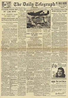 Smuts: The Daily Telegraph front page Empire Conference
