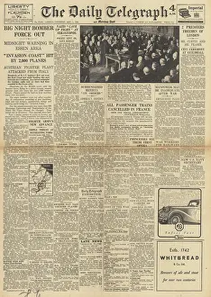 Smuts: The Daily Telegraph front page Empire Conference