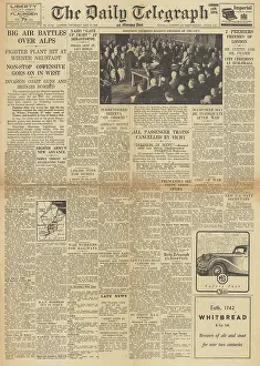 Smuts: The Daily Telegraph front page Empire Conference