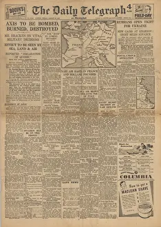 Quadrant: The Daily Telegraph front page Quebec conference