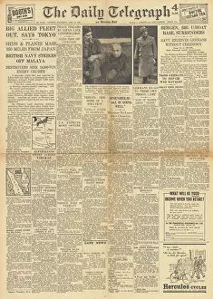 Mariana: The Daily Telegraph front page Robert Ley under arrest