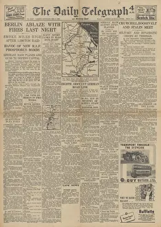 Phosphorus: The Daily Telegraph front page Tehran Conference