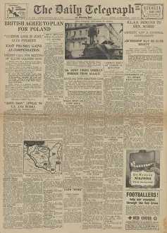 Spitfires: The Daily Telegraph front page unrest in Athens