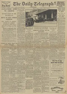 Geyer: The Daily Telegraph front page unrest in Greece
