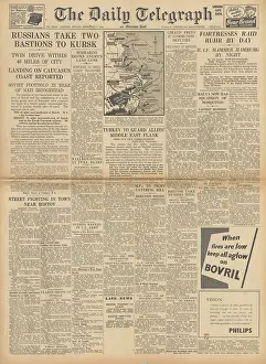 Kupiansk: The Daily Telegraph - Red Army advance on Eastern Front