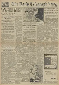 Deli: The Daily Telegraph - Red Army advance on Eastern Front