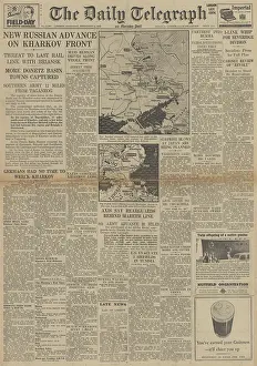 The Daily Telegraph - Red Army advance on Eastern Front