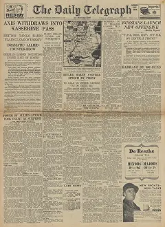 Dnepropetrovsk: The Daily Telegraph - Red Army advance on the Eastern Front