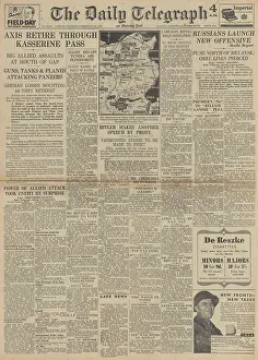Dnepropetrovsk: The Daily Telegraph - Red Army advance on the Eastern Front