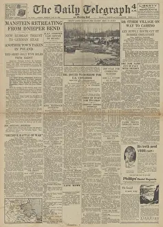 Zhitomir: The Daily Telegraph - Red Army advance on Eastern Front