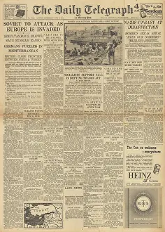 Oberhausen: The Daily Telegraph - Red Army attack on Eastern Front