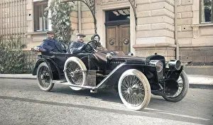 Battersby: Daimler car and passengers