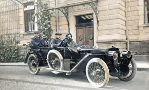 Battersby: Daimler car and passengers
