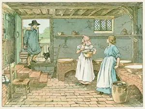 Dairymaids: Dairyman 1900