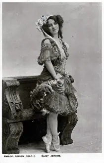 Elaborately: Daisy Jerome music hall mimic, comic singer and dancer