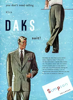 Jawed: Daks advertisement, 1953