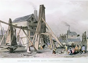 Broke: Dalcoath copper mine, Cambourne, Cornwall (later