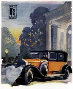 Pillared: Dalgety & Company Rolls Royce Advertisement