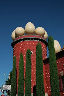 Elements: Dali Museum. Galata tower. Figueres. Catalonia. Spain